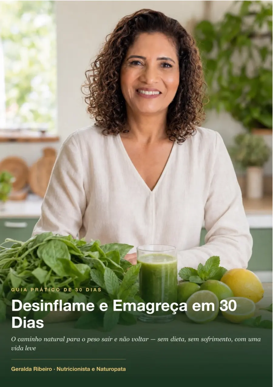 Capa do guia Desinflame e Emagreça em 30 Dias